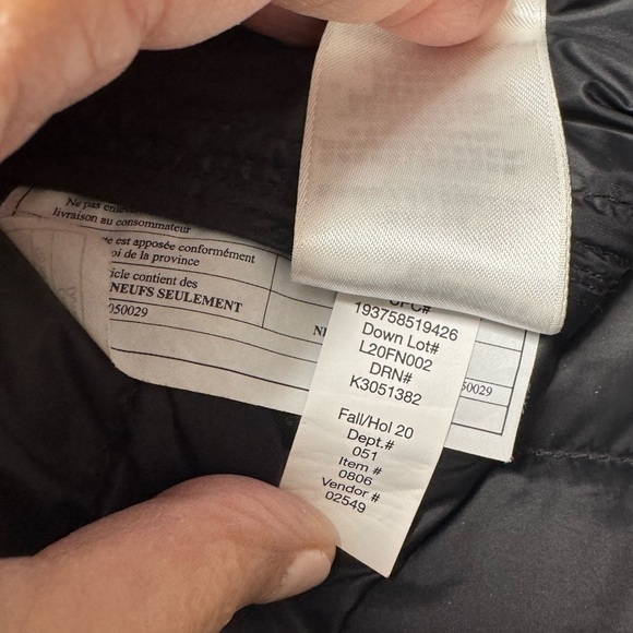 Eddie Bauer Women's Quilted Down Zip Up Jacket size 2XL - Picture 7 of 8